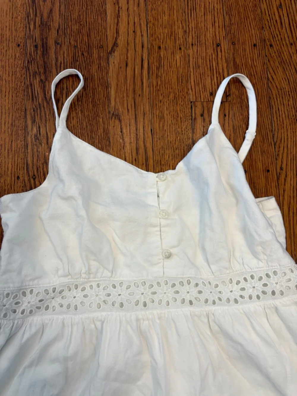 🤍 GAP Teen Tiered Lace Dress – White (Size 14–16) 🤍
